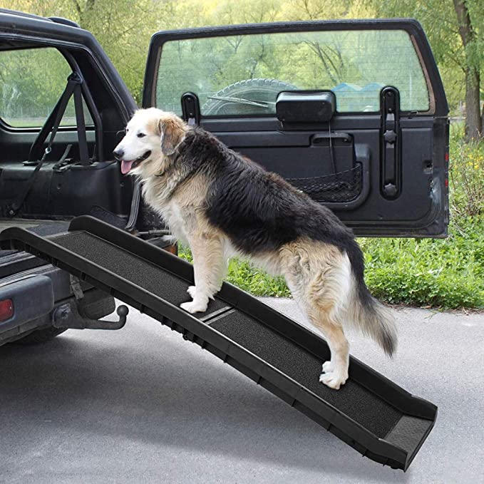 62 L Heavy Duty Portable Folding Dog Ramps for Large Dogs
