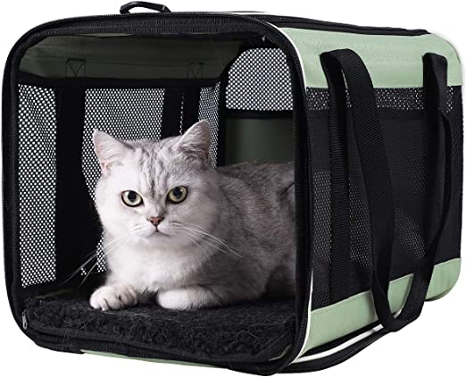 petisfam Top Load Pet Carrier for Large Cats