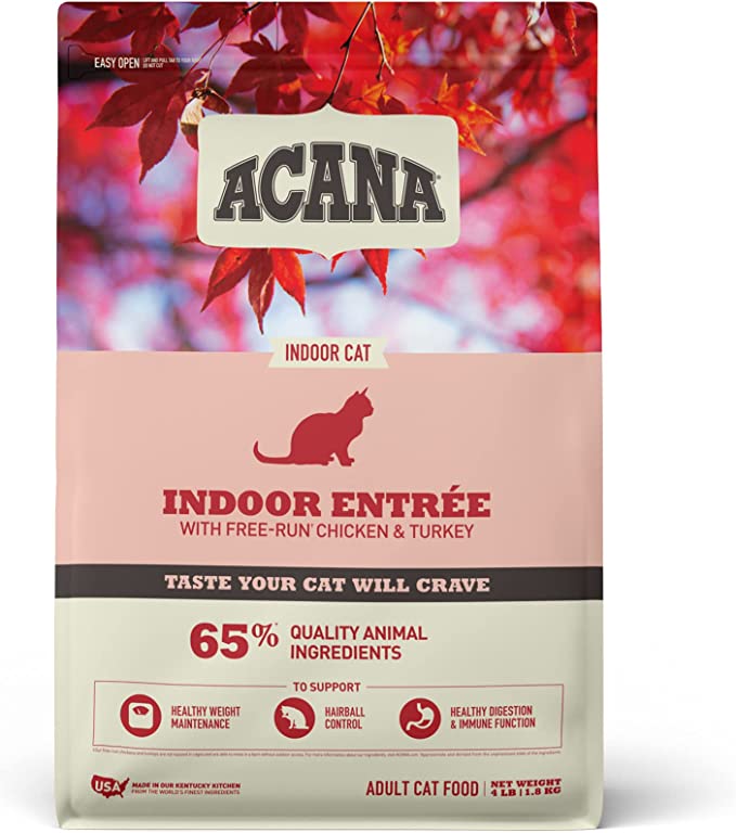 Acana Indoor Entrée Dry Cat Food for Indoor Cats