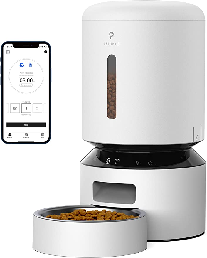 PETLIBRO Automatic Cat Feeder 5G WiFi Cat Feeder with APP Control