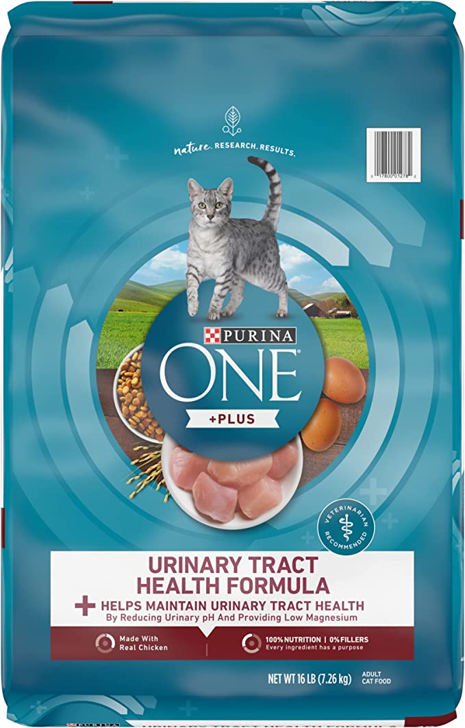 Purina ONE High Protein Dry Cat Food, +Plus Urinary Tract Health Formula