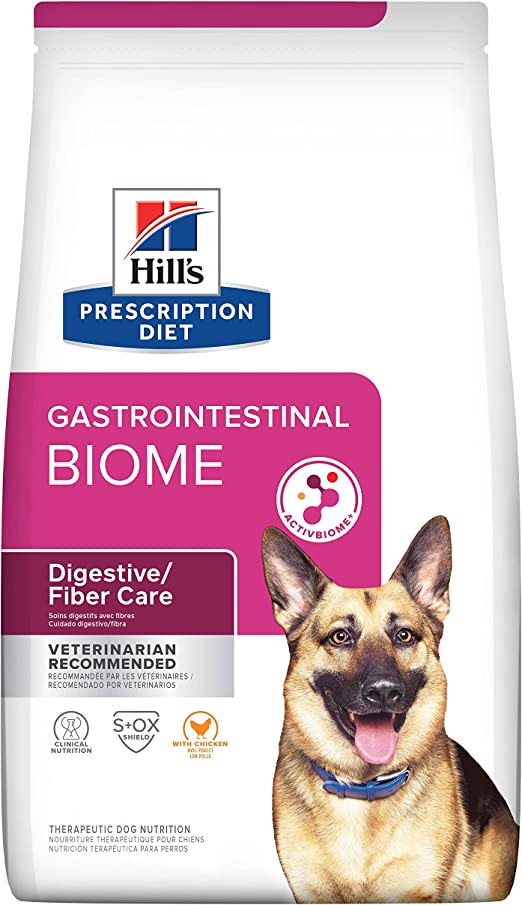 Hill’s Prescription Diet Gastrointestinal Biome Digestive Fiber Care Dog Food