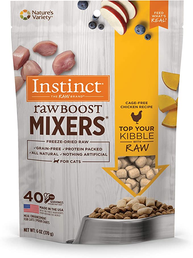 Instinct Raw Boost Mixers Freeze-Dried Raw Cat Food Toppers