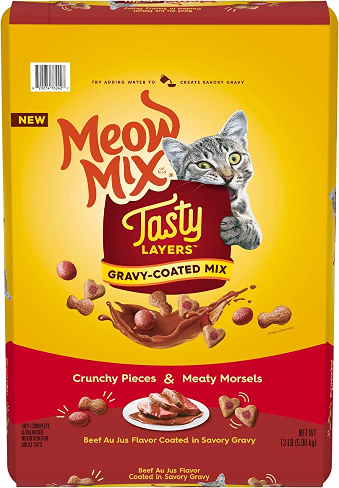 Meow Mix Tasty Layers Dry Cat Food
