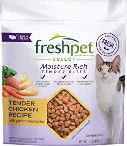 Freshpet Healthy & Natural Cat Food Moisture Rich Tender Bites