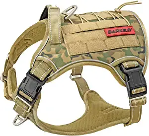 Barkbay Weighted Military Service Dog Vest Harness