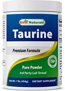 Best Naturals 100% Pure Taurine Powder Free Form