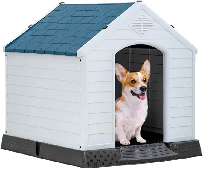 BestPet Large Dog House Insulated Weather & Water Resistant