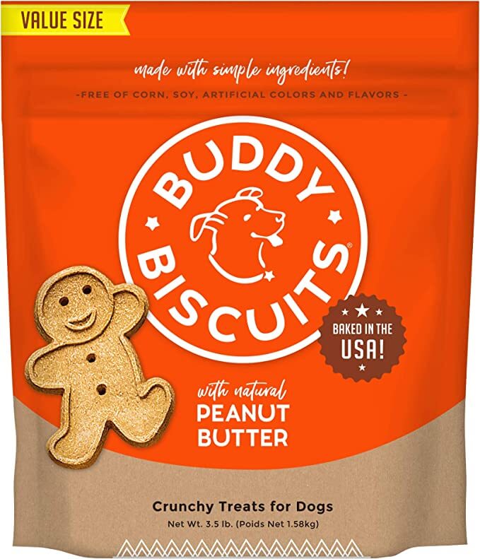Buddy Biscuits Oven-Baked Crunchy Peanut Butter Dog Biscuits