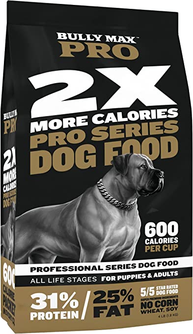 Bully Max 2X Calorie PRO Series High-Calorie High Protein Puppy Food