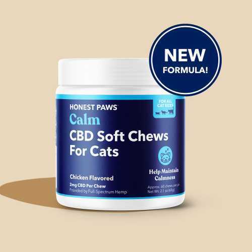 Honest Paws Calm CBD Soft Chews for Cats