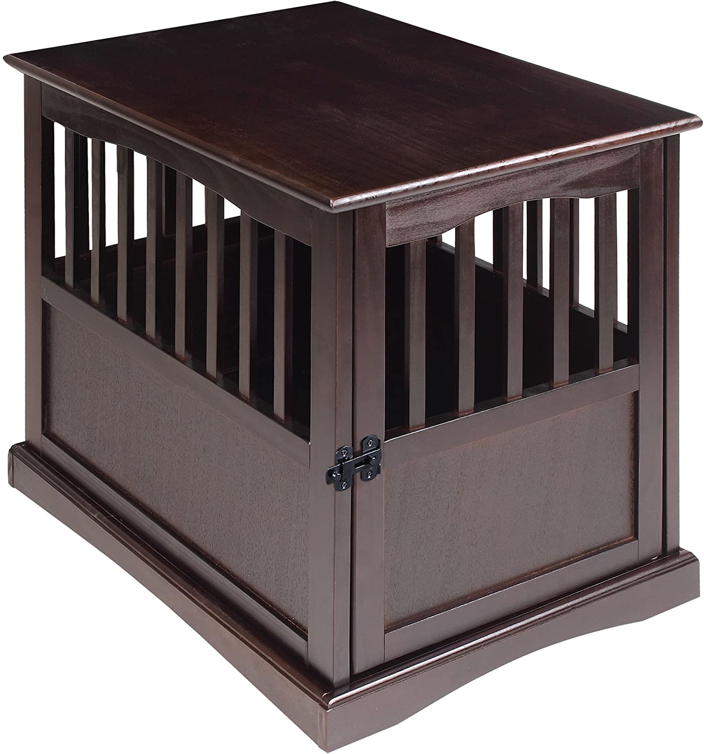 Casual-Home-Wooden-Pet-Crate-End-Table