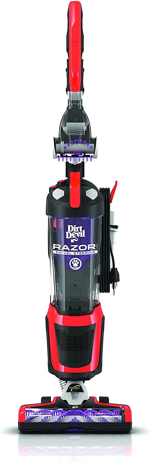 Dirt Devil Razor Corded Pet Bagless Swivel Steering Upright Vacuum Cleaner