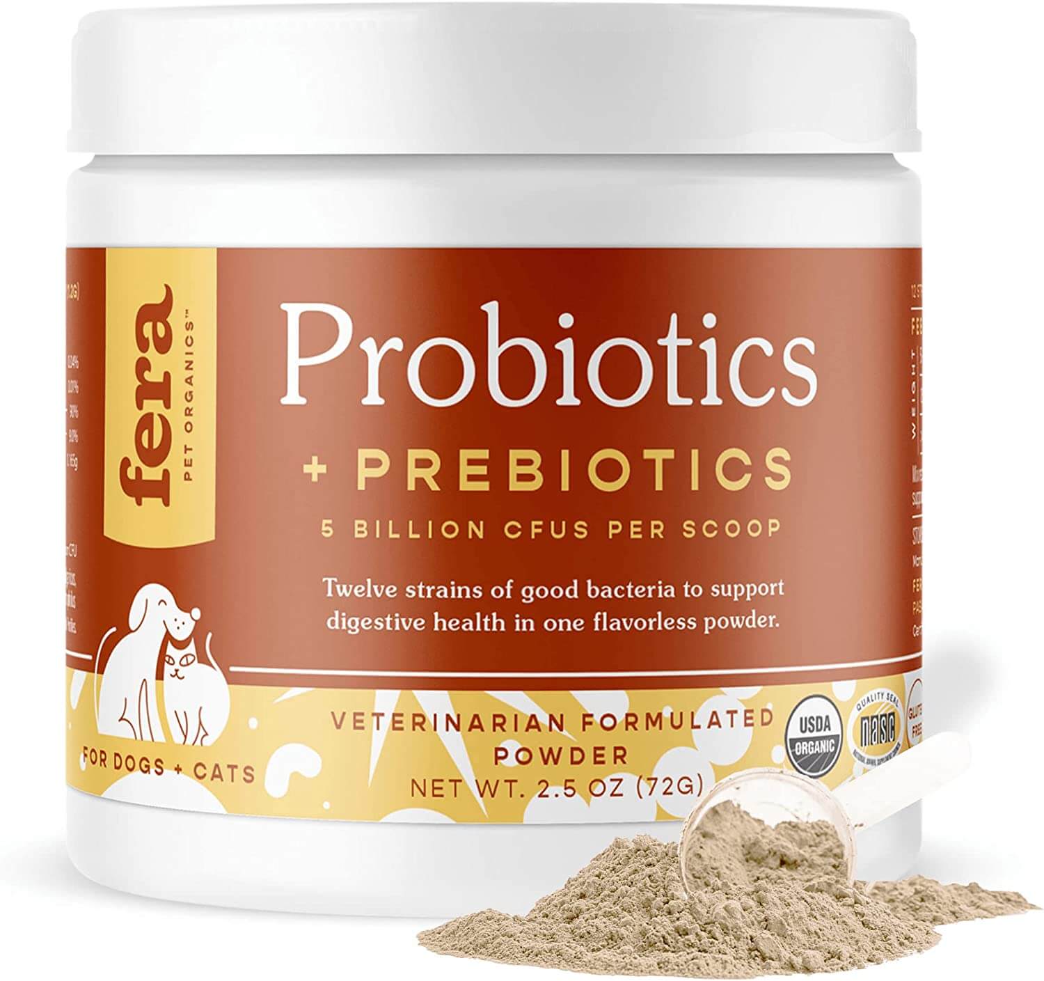 FERA All Natural Probiotics Powder for Cats