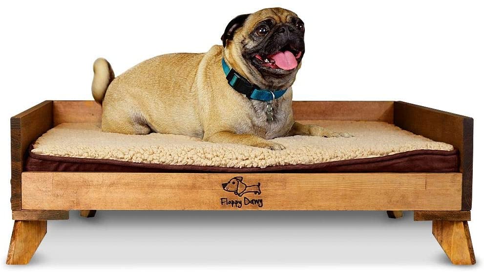 Floppy Dawg Wooden Dog Bed