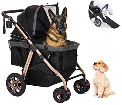 HPZ Super-Sized Travel Carriage/w Access Ramp Pet Rover