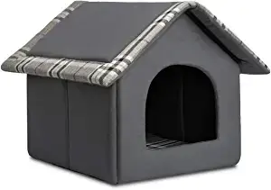 Hollypet Cozy Pet Bed Warm Cave Nest for Small Dogs