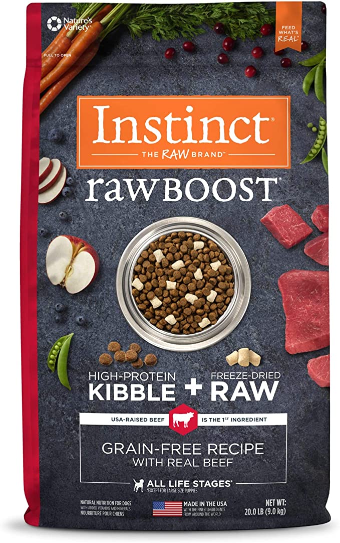 Instinct Raw Boost Grain-Free High Protein Kibble Dry Dog Food