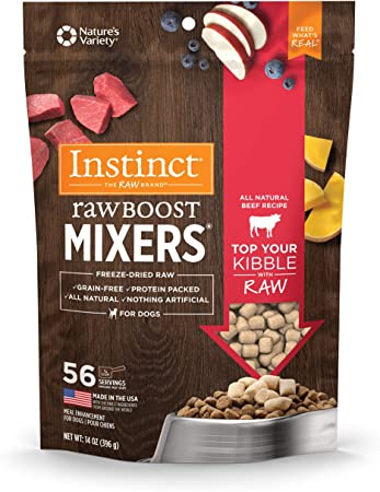 Instinct Raw Boost Mixers Freeze Dried Raw Dog Food Topper