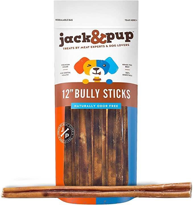 Jack&Pup Thick Bully Sticks