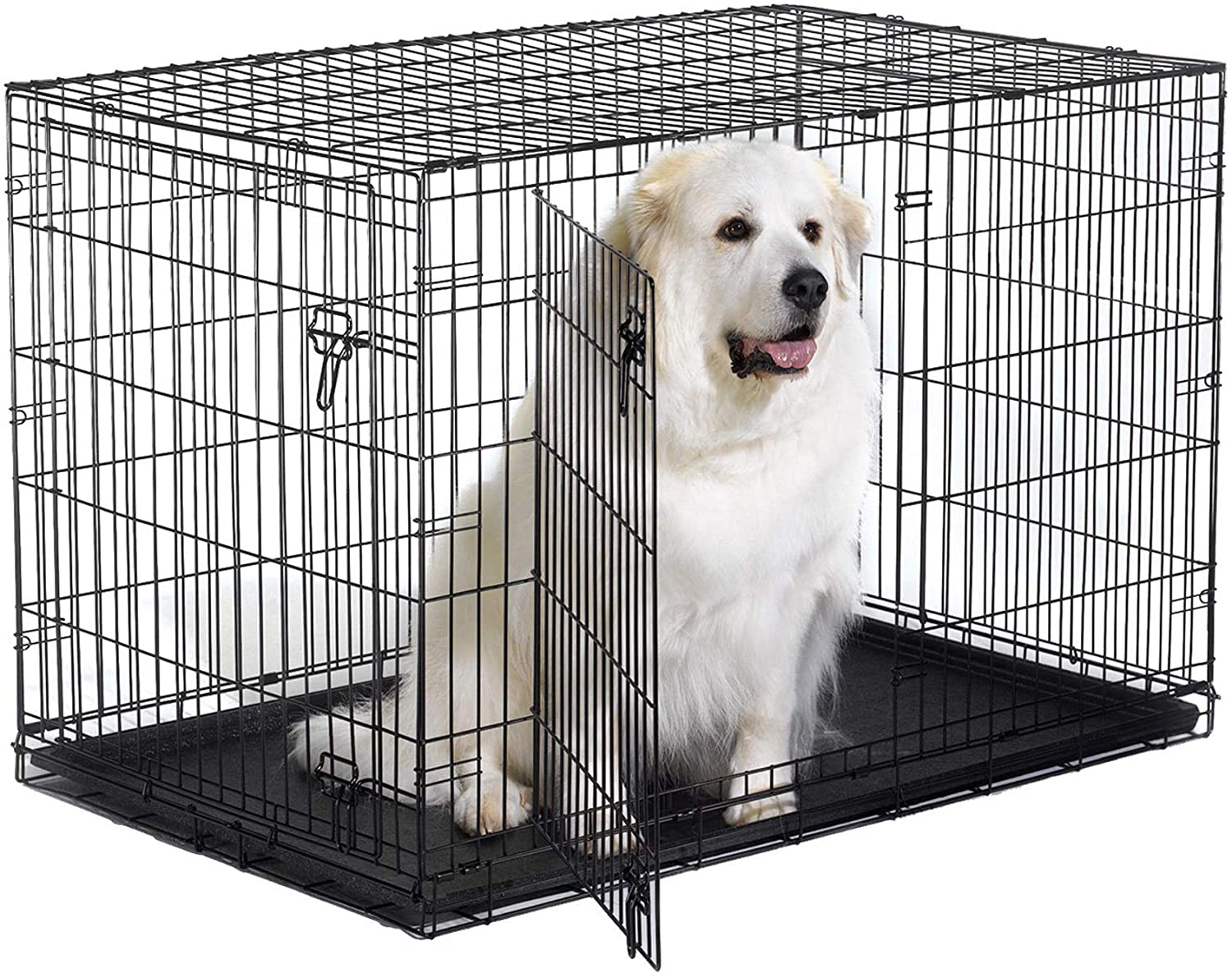 New-World-Pet-Products-Folding-Metal-Dog-Crate