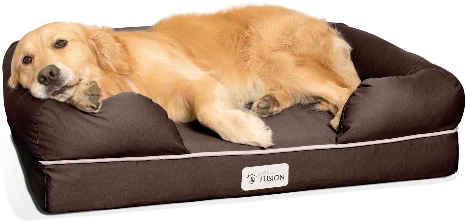 PetFusion Ultimate Dog Bed Solid Orthopedic Memory Foam