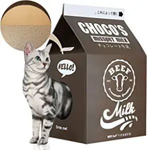 ScratchMe Cardboard Cat Condo Scratcher Post