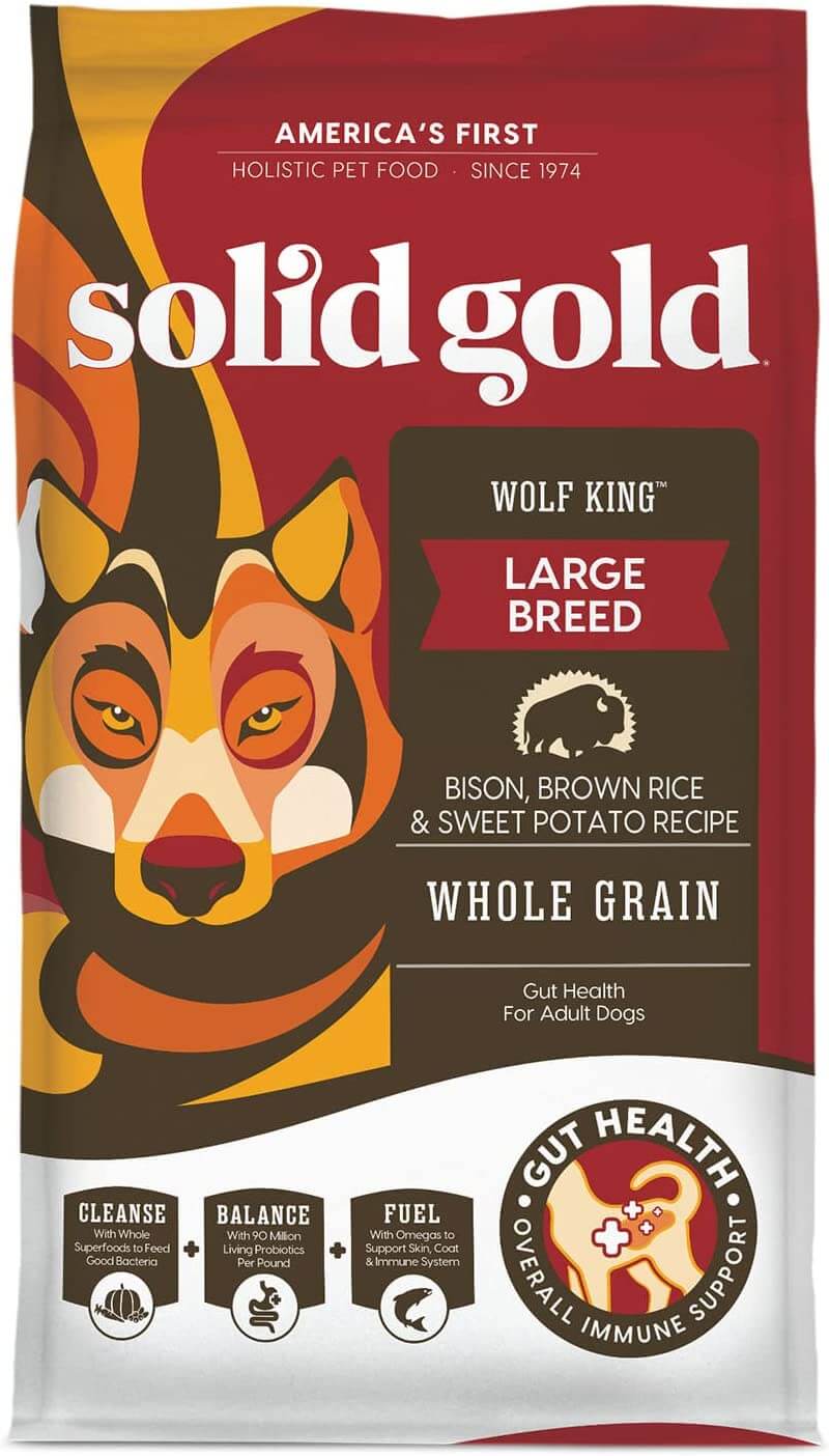 Solid Gold Wolf King Bison Adult Large Breed Dry Dog Food