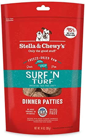 Stella & Chewy’s Freeze-Dried Raw Dinner Patties, Grain-Free Dog Food