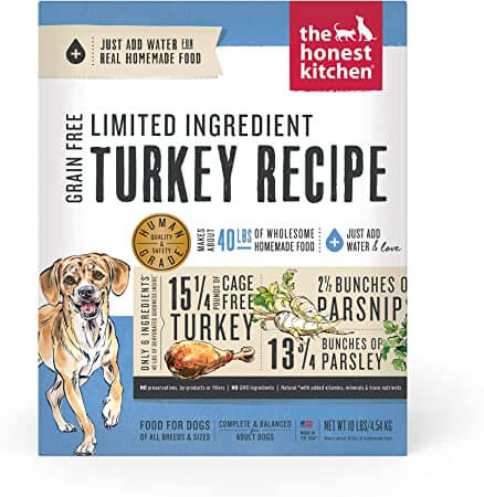The Honest Kitchen Dehydrated Limited Ingredient Turkey