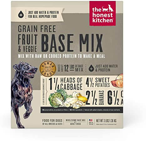 The Honest Kitchen Grain-Free Fruit & Veggie Base Mix Dehydrated Dog Food
