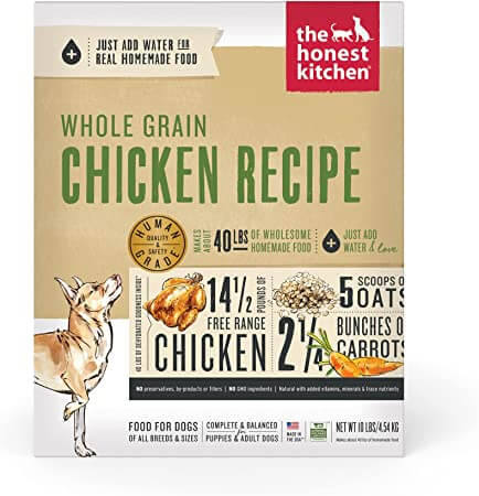 The Honest Kitchen Human Grade Whole Grain Dehydrated Dog Food
