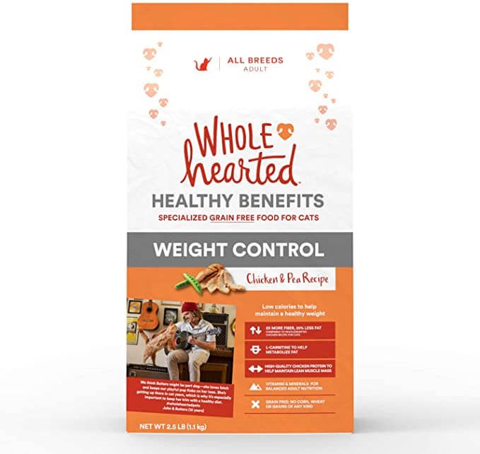 WholeHearted Grain-Free Weight Control Dry Cat Food