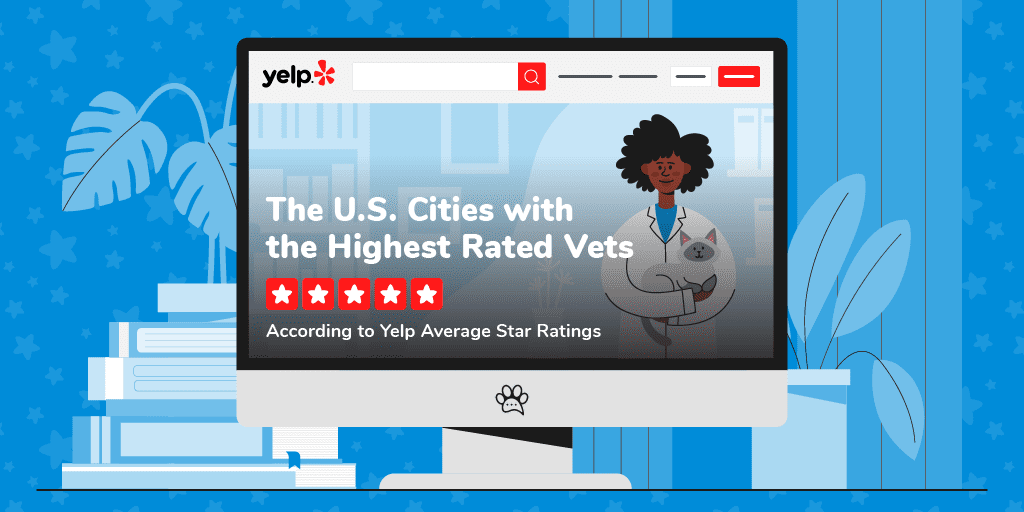 title graphic for the cities with the highest rated vets