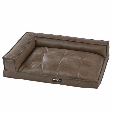 Kirkland Signature Faux Leather Bolster Bed