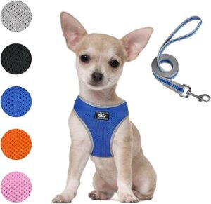 Dociote Adjustable and Reflective Harness and Leash Set