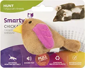 SmartyKat Chickadee Chirp Electronic Sound Cat Toy