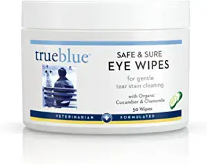TrueBlue Cucumber & Chamomile Safe and Sure Dog Eye Wipes